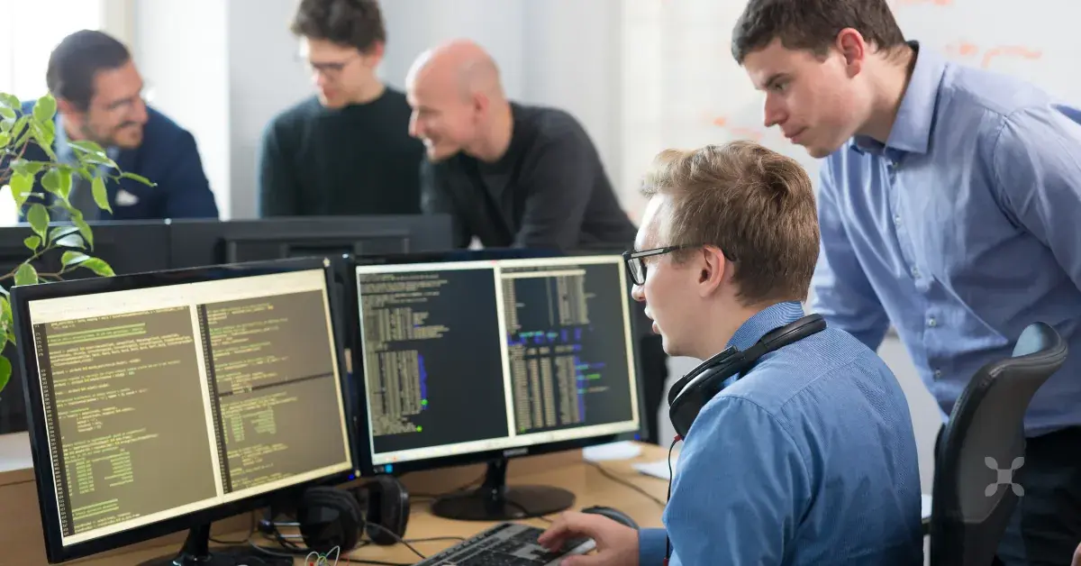 team choosing cloud erp for their business